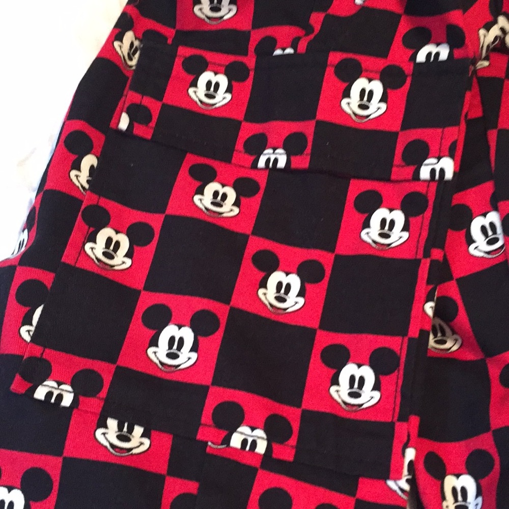 DISNEY MICKEY MOUSE CHECKERED PANTS - Picture 4 of 4